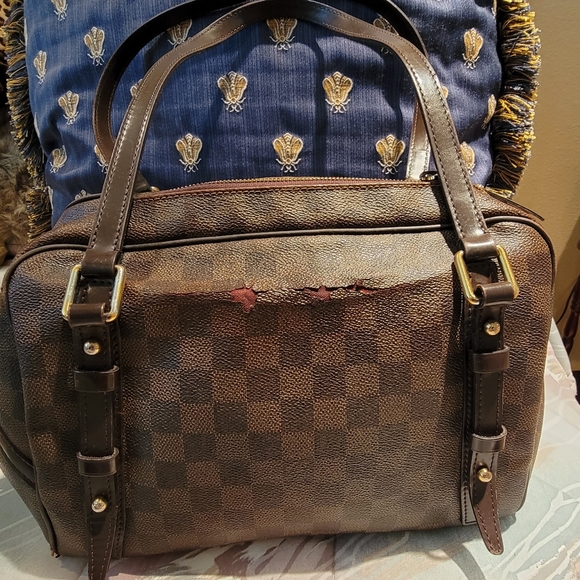 Louis Vuitton Damier Ebene Rivington Handbag PM - Picture 1 of 12